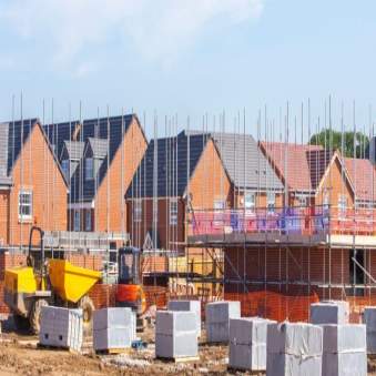 building site, england