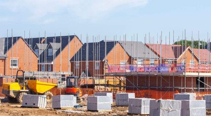 building site, england